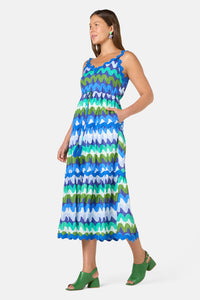 Gorman NZ - Botanical Waves Party Dress - print