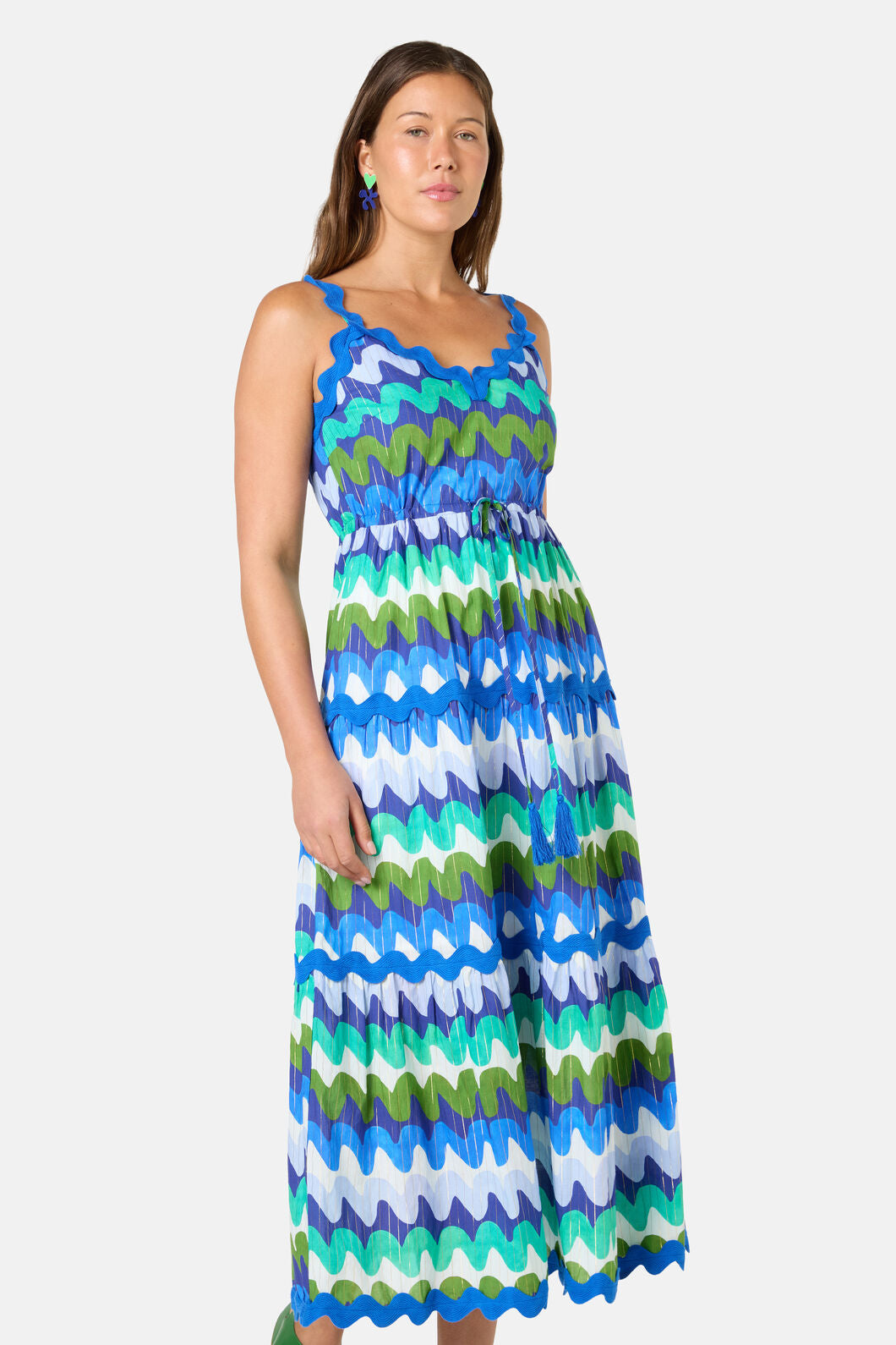 Gorman NZ - Botanical Waves Party Dress - print