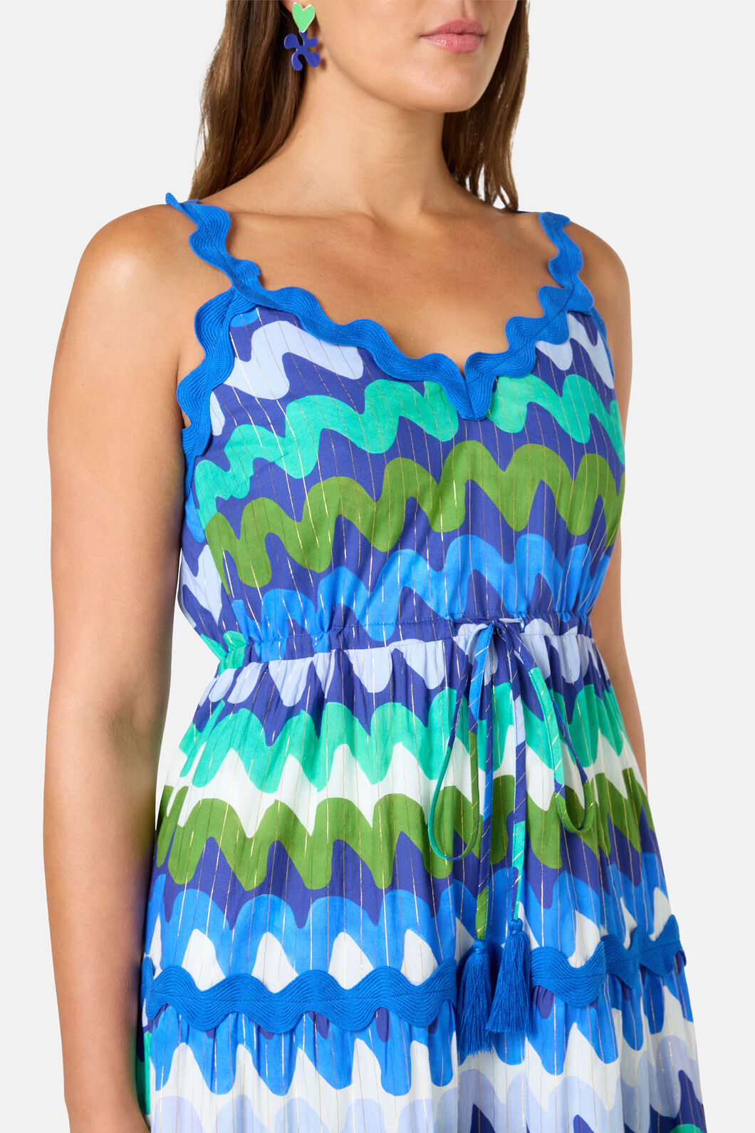 Gorman NZ - Botanical Waves Party Dress - print