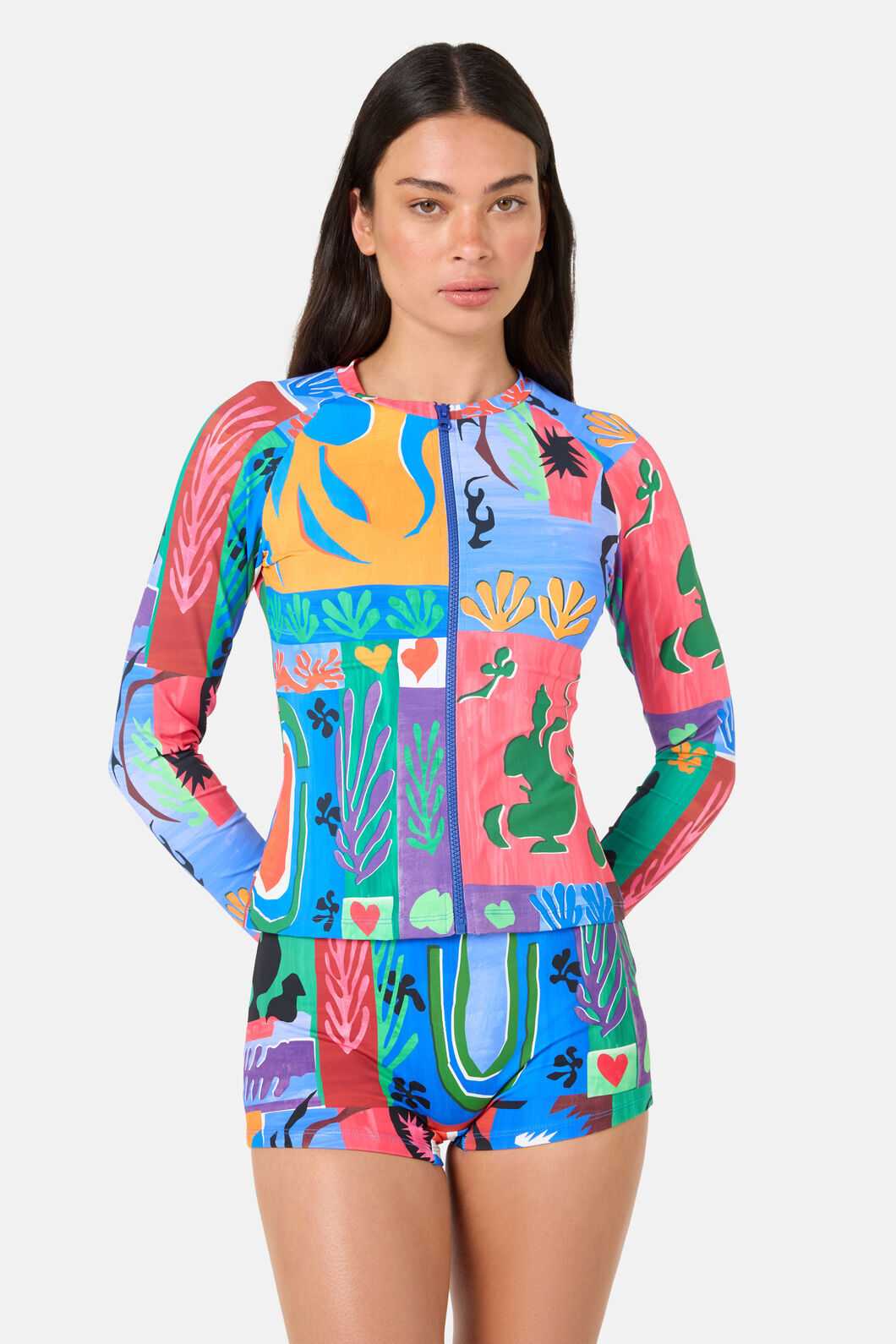 Gorman NZ - Paper Poetry Rashie - print