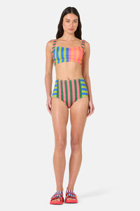 Gorman NZ - Poetry Stripe Bikini Top - stripe