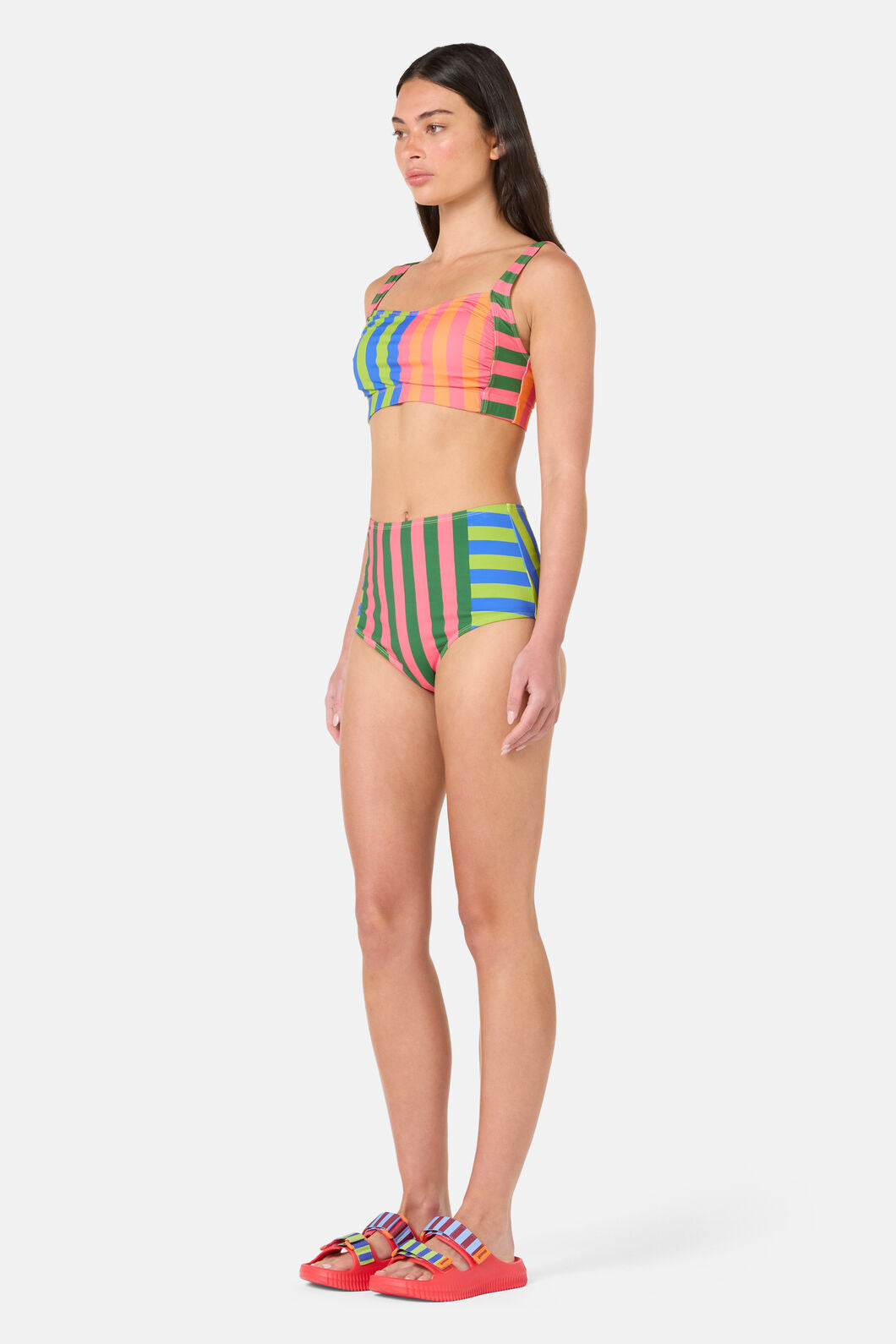 Gorman NZ - Poetry Stripe Bikini Top - stripe