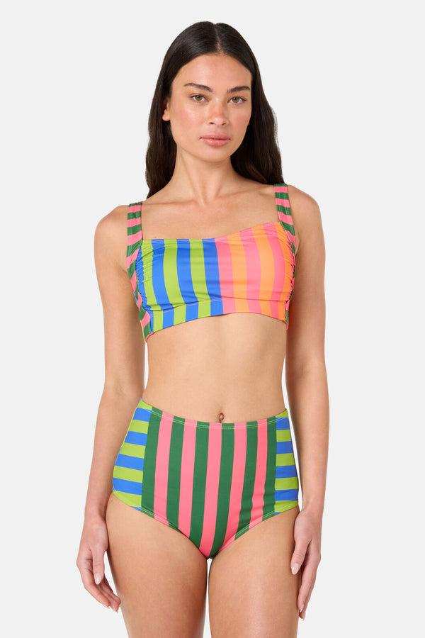 Gorman NZ - Poetry Stripe Bikini Top - stripe