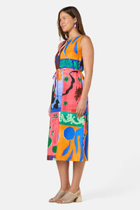 Gorman NZ - Paper Poetry Midi Dress - print