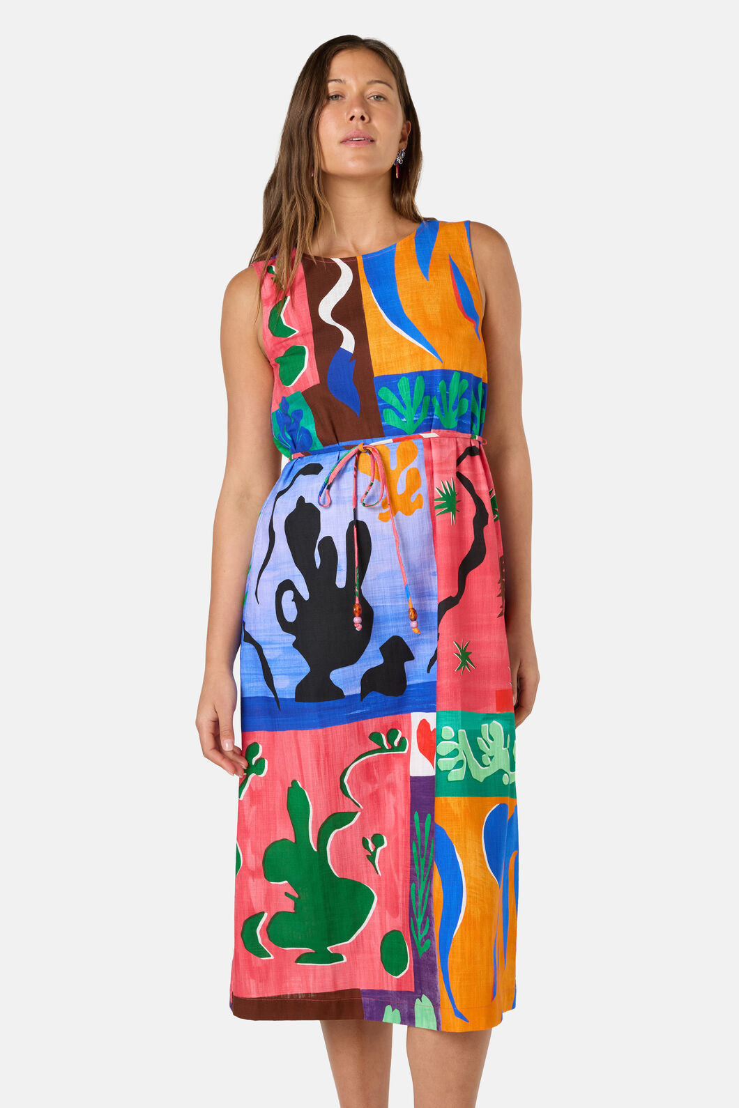 Gorman NZ - Paper Poetry Midi Dress - print