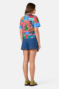 Gorman NZ - Paper Poetry Shirt - print