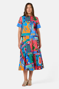 Gorman NZ - Paper Poetry Shirt - print