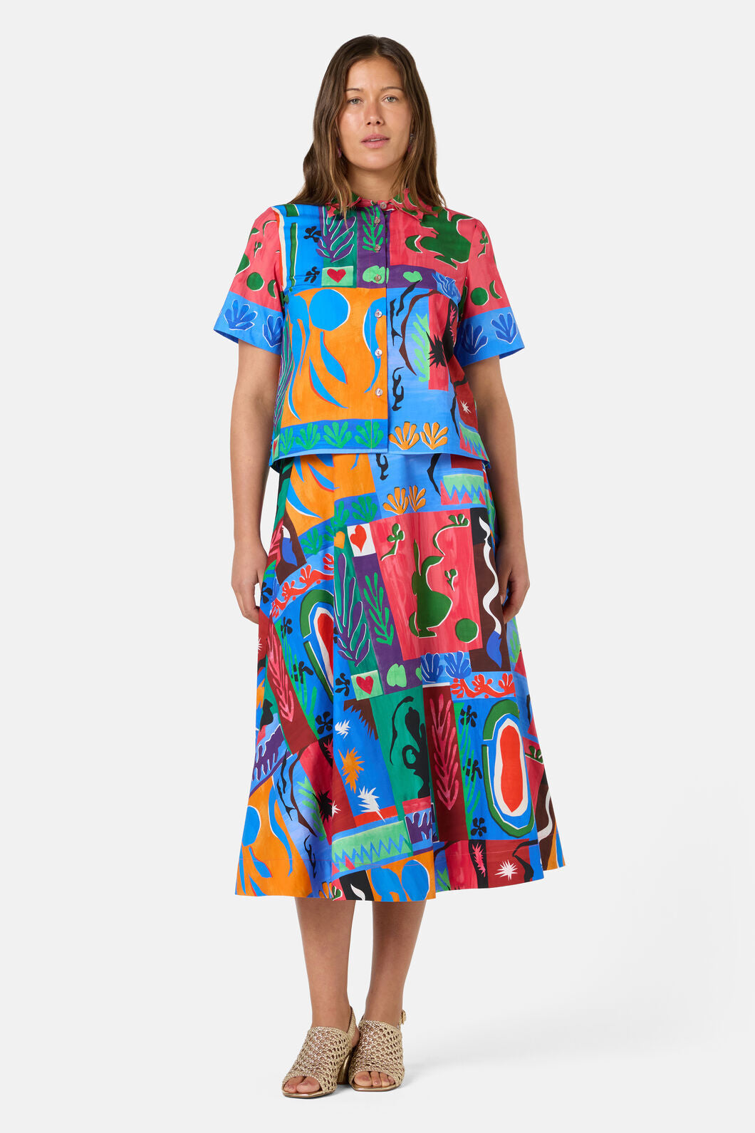 Gorman NZ - Paper Poetry Shirt - print