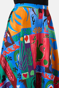 Gorman NZ - Paper Poetry Skirt - print