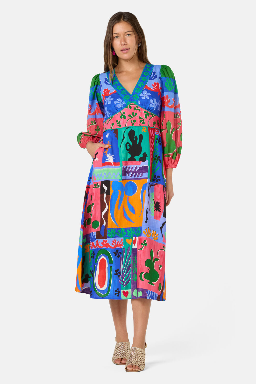 Gorman NZ - Paper Poetry Party Dress - print