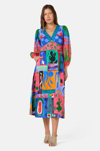 Gorman NZ - Paper Poetry Party Dress - print