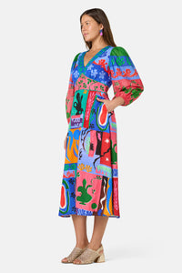 Gorman NZ - Paper Poetry Party Dress - print