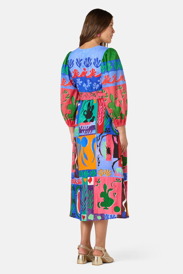 Gorman NZ - Paper Poetry Party Dress - print