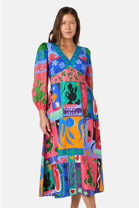 Gorman NZ - Paper Poetry Party Dress - print