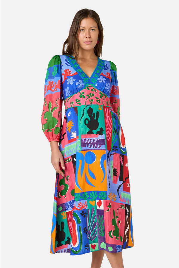 Gorman NZ - Paper Poetry Party Dress - print