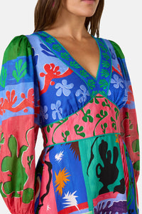 Gorman NZ - Paper Poetry Party Dress - print