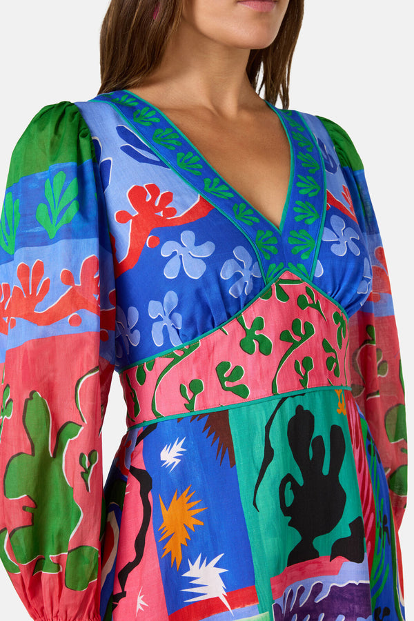 Gorman NZ - Paper Poetry Party Dress - print