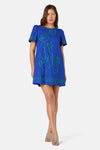Gorman NZ - Paper Poetry Embroidered Shift - blue