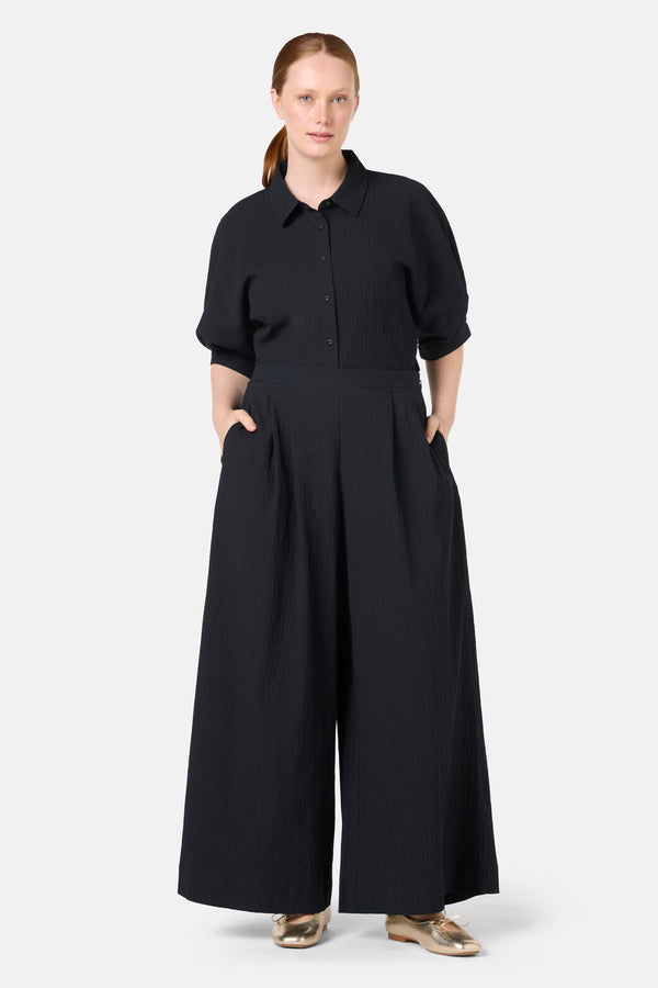 Gorman NZ - Calliope Seersucker Skort - black