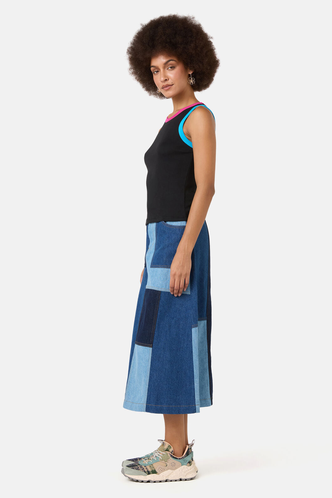 Gorman NZ - Chloe Contrast Tank - black
