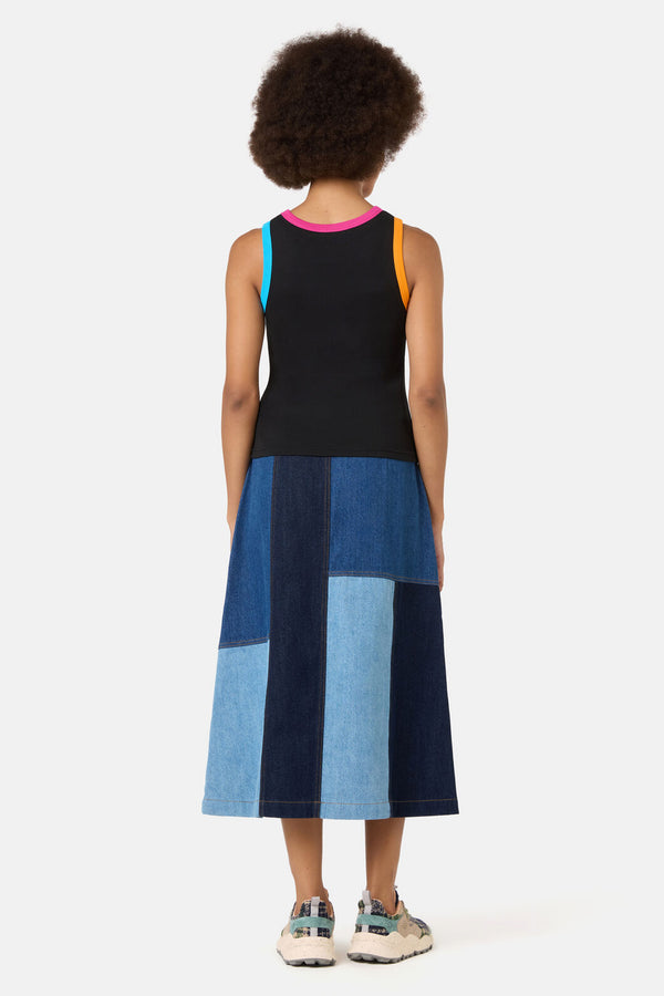 Gorman NZ - Chloe Contrast Tank - black