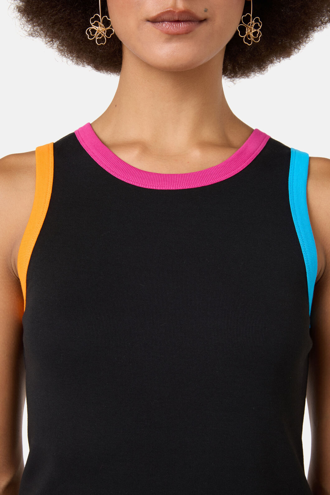 Gorman NZ - Chloe Contrast Tank - black