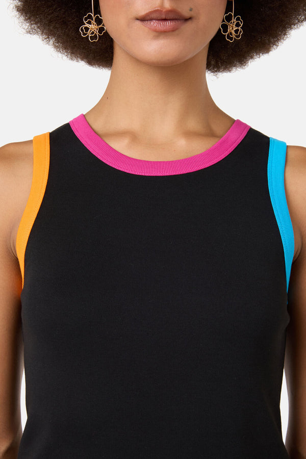 Gorman NZ - Chloe Contrast Tank - black