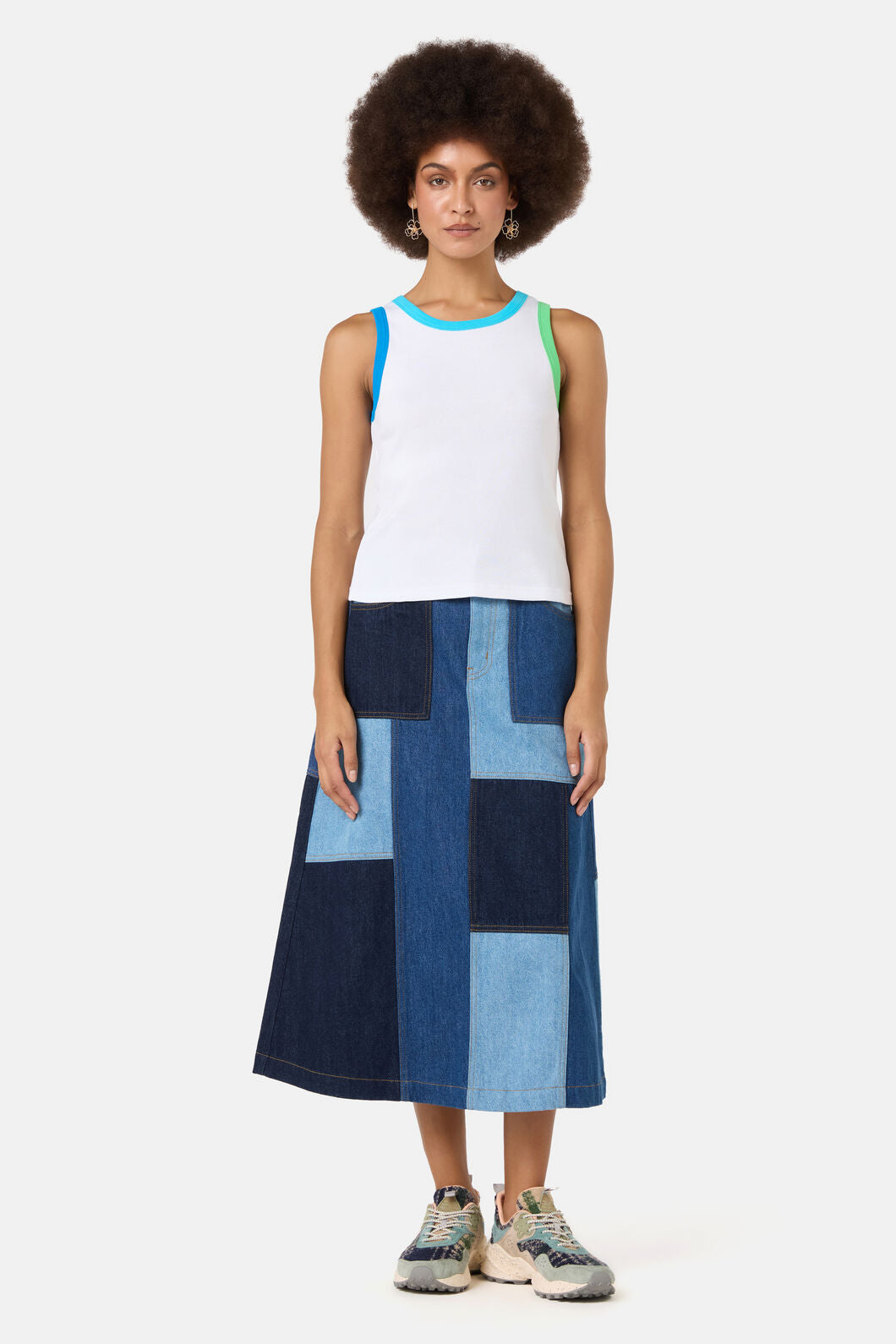 Gorman NZ - Chloe Contrast Tank - white