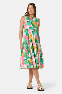 Gorman NZ - Dreamstate Cotton Midi Dress - print
