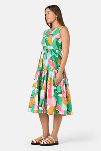 Gorman NZ - Dreamstate Cotton Midi Dress - print