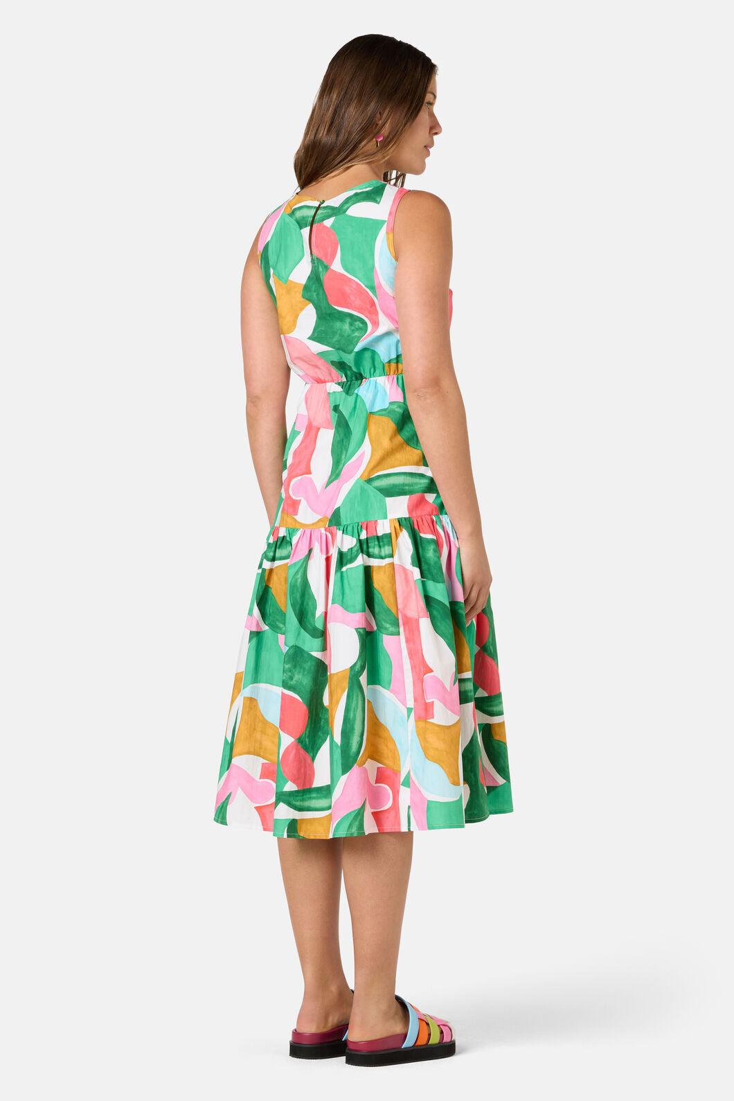 Gorman NZ - Dreamstate Cotton Midi Dress - print