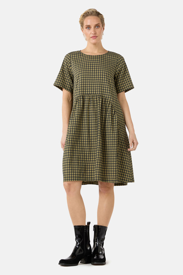 Gorman NZ - Rachele Check Seersucker Dress - check