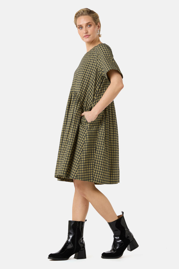 Gorman NZ - Rachele Check Seersucker Dress - check
