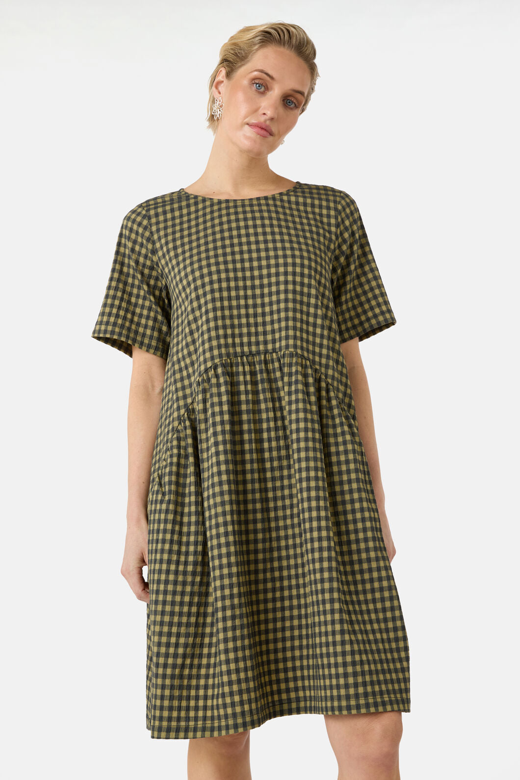 Gorman NZ - Rachele Check Seersucker Dress - check