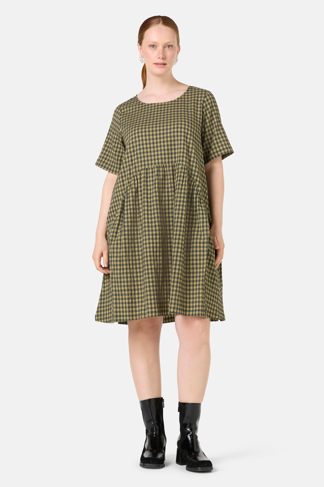 Gorman NZ - Rachele Check Seersucker Dress - check