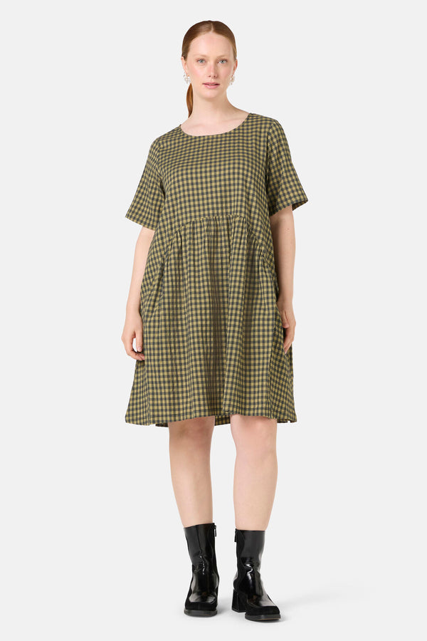 Gorman NZ - Rachele Check Seersucker Dress - check