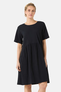 Gorman NZ - Calliope Seersucker Tulip Dress - black