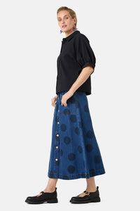 Gorman NZ - Calliope Seersucker Balloon Shirt - black