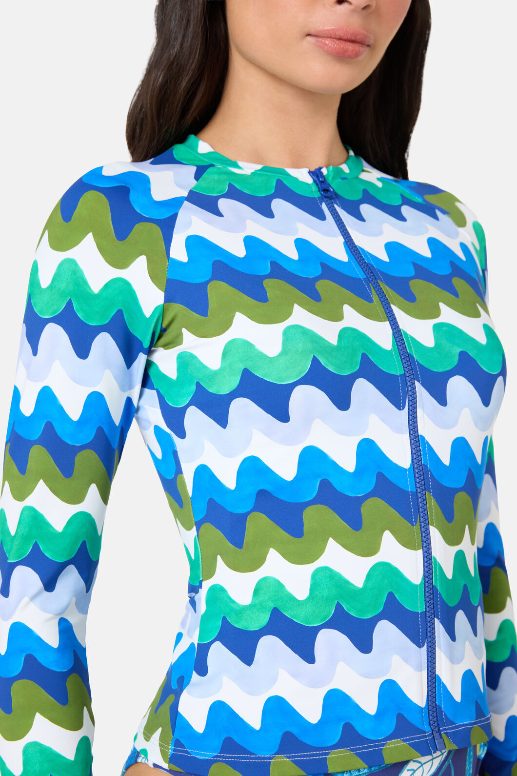 Gorman NZ - Botanical Waves Rashie - print