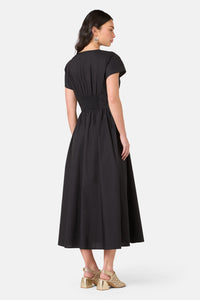 Gorman NZ - Mira Cotton Midi Dress - black