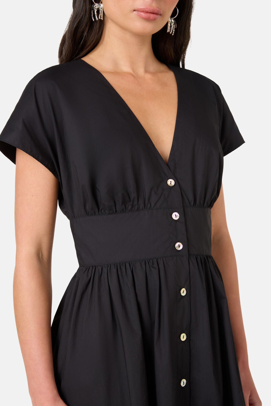 Gorman NZ - Mira Cotton Midi Dress - black