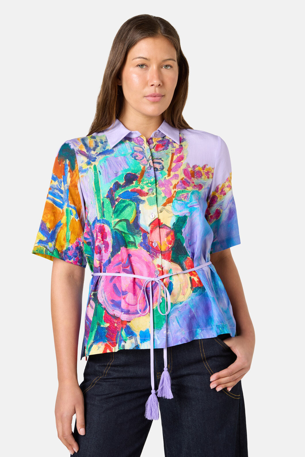 Gorman NZ - Peonies Print Shirt - print