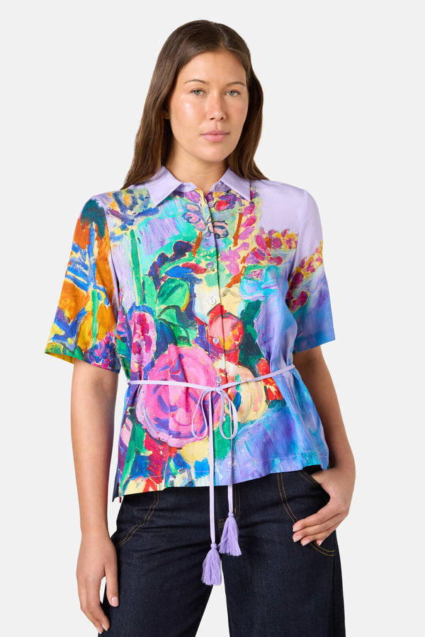 Gorman NZ - Peonies Print Shirt - print