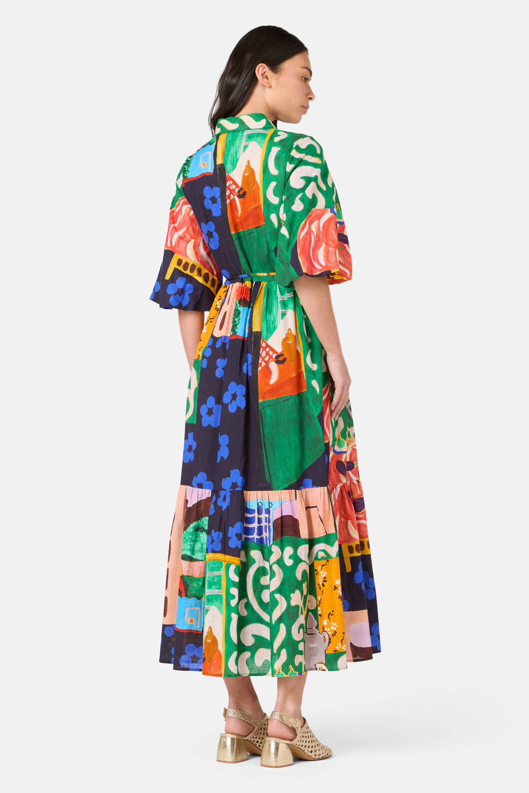Gorman NZ - Salon Midi Shirt Dress - print