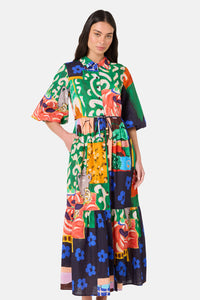 Gorman NZ - Salon Midi Shirt Dress - print