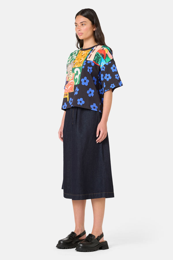 Gorman NZ - Salon Relaxed Tee - print