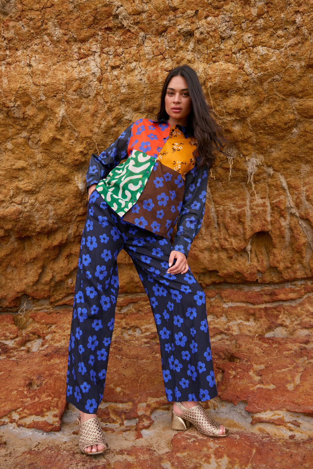 Gorman NZ - Salon Splice Shirt - print