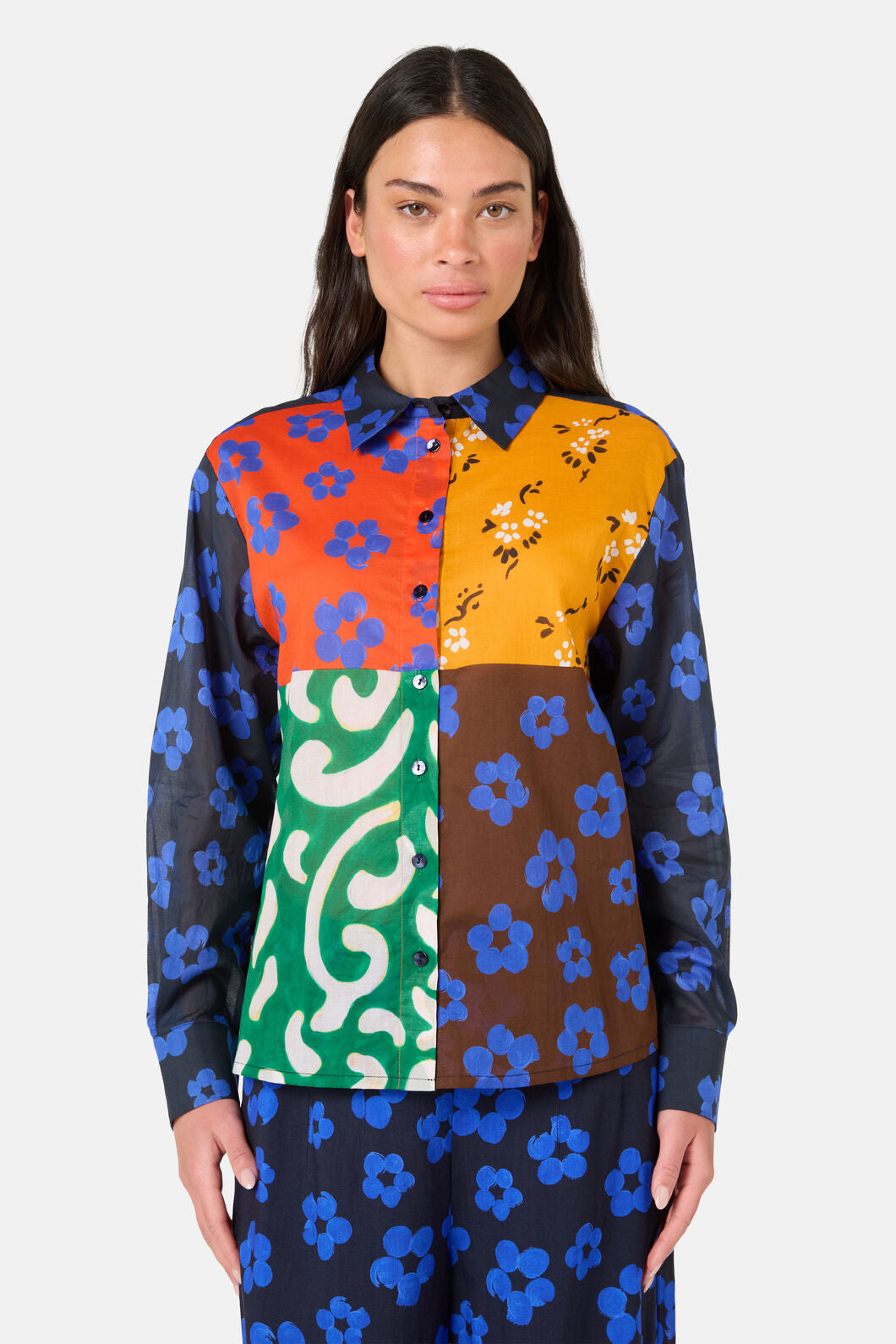 Gorman NZ - Salon Splice Shirt - print
