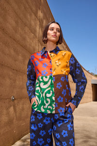 Gorman NZ - Salon Splice Shirt - print