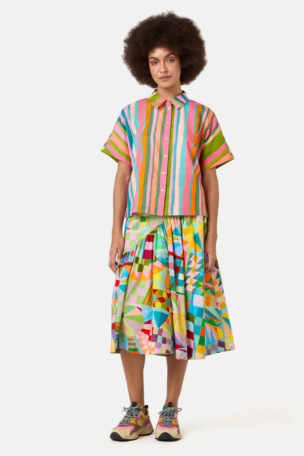 Gorman NZ - Stripes Print Shirt - print
